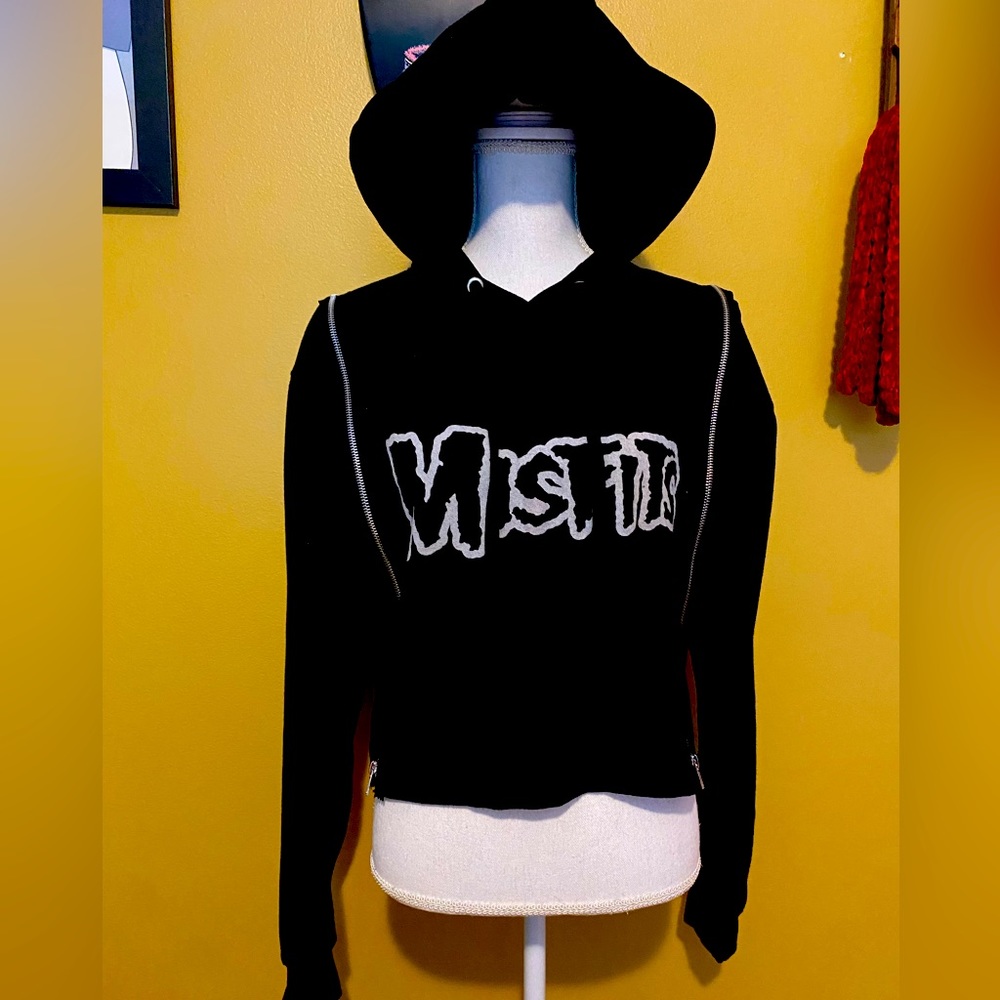 Misfits cropped hoodie